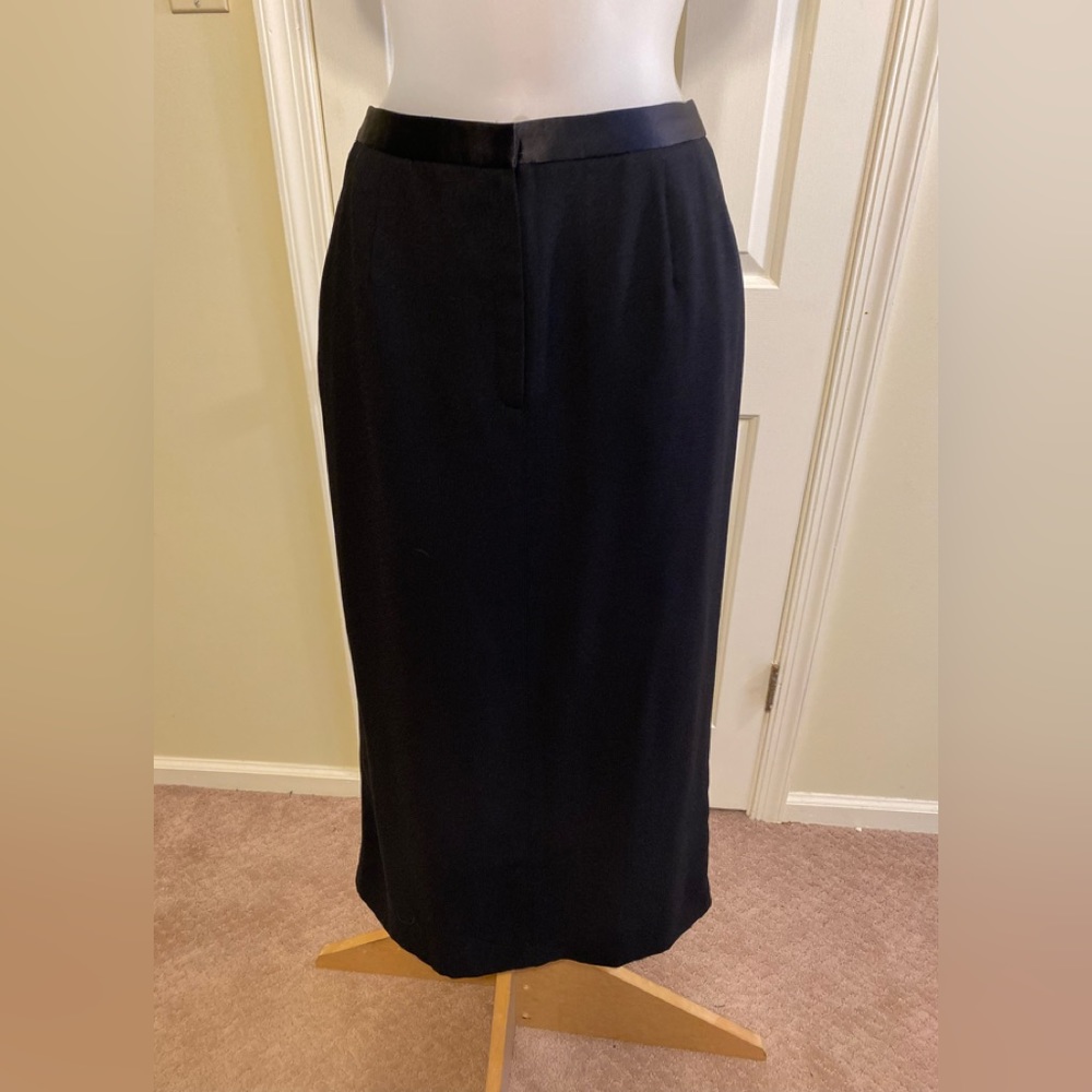 NWOT Norton Menaughton - Woman’s dressy black maxi skirt, Size: 8